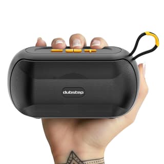 Dubstep Pop 1400 Portable Bluetooth Speaker | 14W Loud Sound, Deep Bass with XBASS, 16 Hrs Playtime, TWS Stereo Pairing, 52mm Driver, Splash-Resistant, Carry Strap (Black) Dubstep Pop 1400 Portable Bluetooth Speaker | 14W Loud Sound, Deep Bass with XBASS