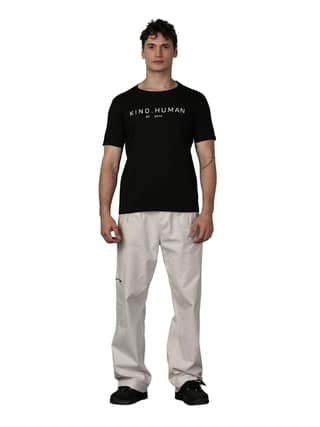 Cotton Black Kind Human T-Shirt