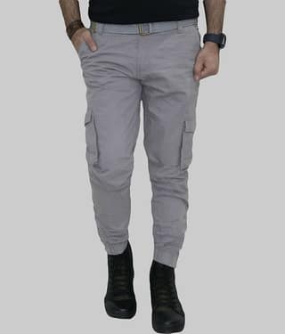 HYMEN LEGIONS Regular Flat Men's Cargos - Off White ( Pack of 1 )