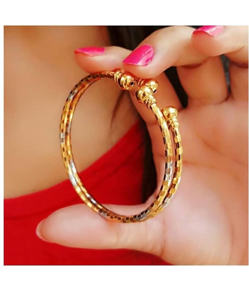 gilher Silver Kada ( Pack of 1 ) view 2