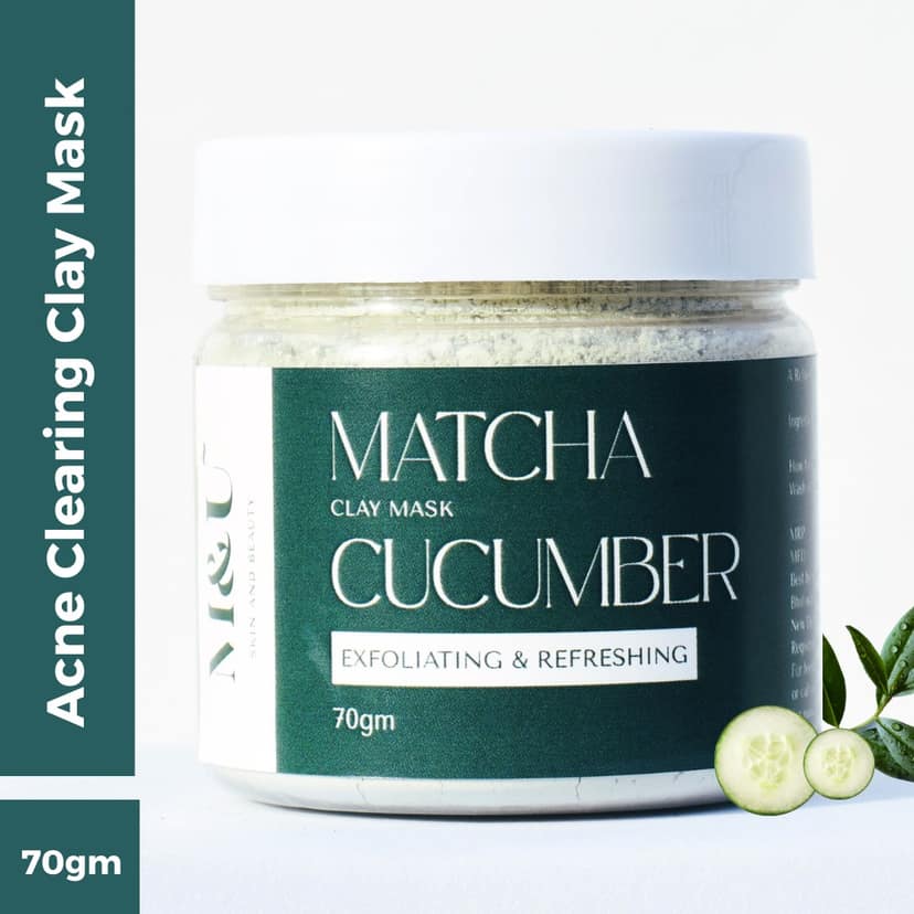 Matcha And Cucumber Acne Clearing Clay Mask