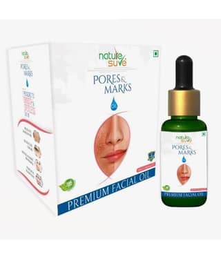 Nature Sure Pores and Marks Oil for Enlarged Pores & Stretch Marks in Men & Women - 1 Pack (30ml)