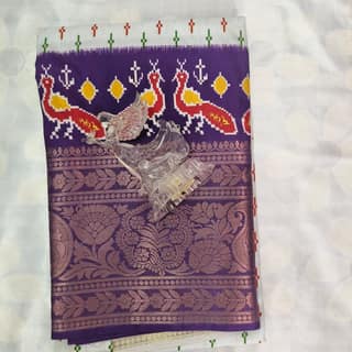 Poochampally Silk Saree with Blous