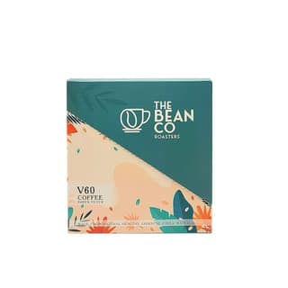 The Bean Co Roasters V60 Paper Coffee Filters |Pour Over Coffee Filter | Unbleached Paper | 200 Pcs | Size 01 | 4 Boxes of 50 pcs Each