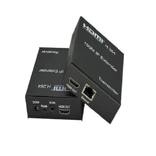 HDMI Extender 150M (With Loop) | HDMI Extender Over LAN Routers Switchers Ethernet Network 150M RJ45, CAT5, CAT6