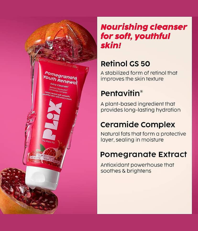 Pomegranare Face wash + Watermelon 2-in-1 Sunscreen view 2