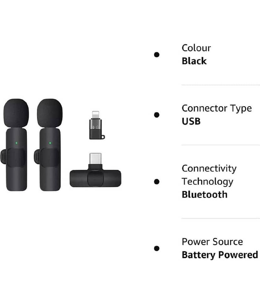 Hybite 2 Collar Mic 1 Input Microphone view 2