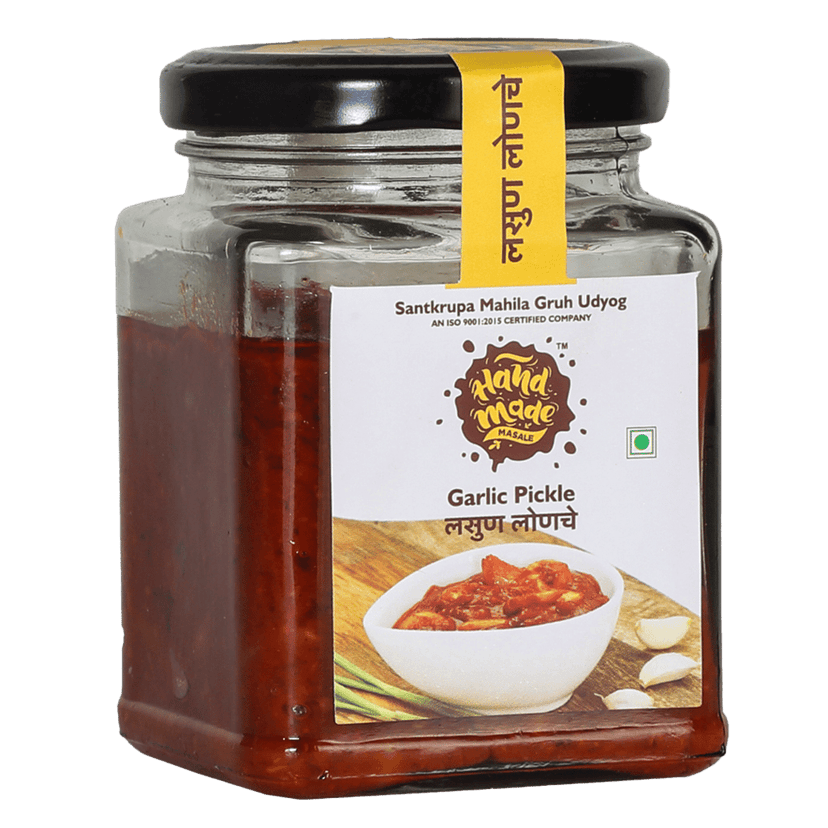 Handmade Masale Garlic Pickle view 3