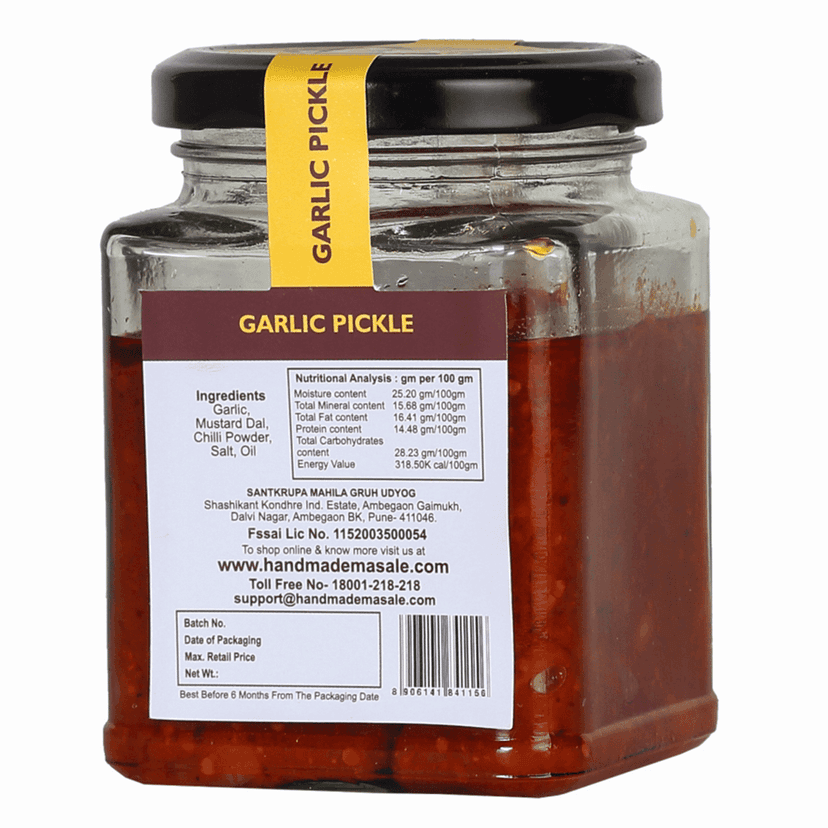 Handmade Masale Garlic Pickle view 4