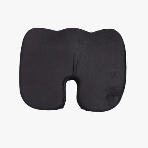 FAIRBIZPS Coccyx, Tailbone, Sciatica, Lower Back Support and Pain Relief Seat Cushion with Removable Cover Fits Most Desk, Computer Chairs and Car Seats