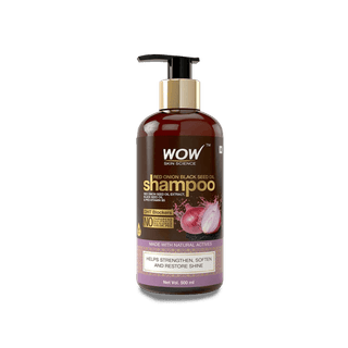 Wow Red Onion Black Seed Oil Shampoo, 500 ml Bottle