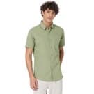 Mufti Light Olive Slim Fit Casual Shirt