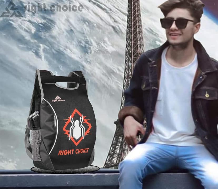 RIGHT CHOICE Small 20 L Backpack daily use unisex college bags sports typography religion backpacks view 7