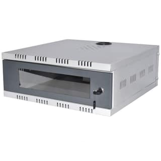 2U WiFi CCTV DVR /NVR/Server/Network Rack with 3 Power Sockets & Transparent Glass Door