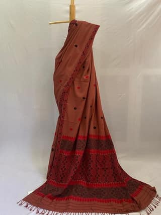 Handwoven Assamese Cotton Saree