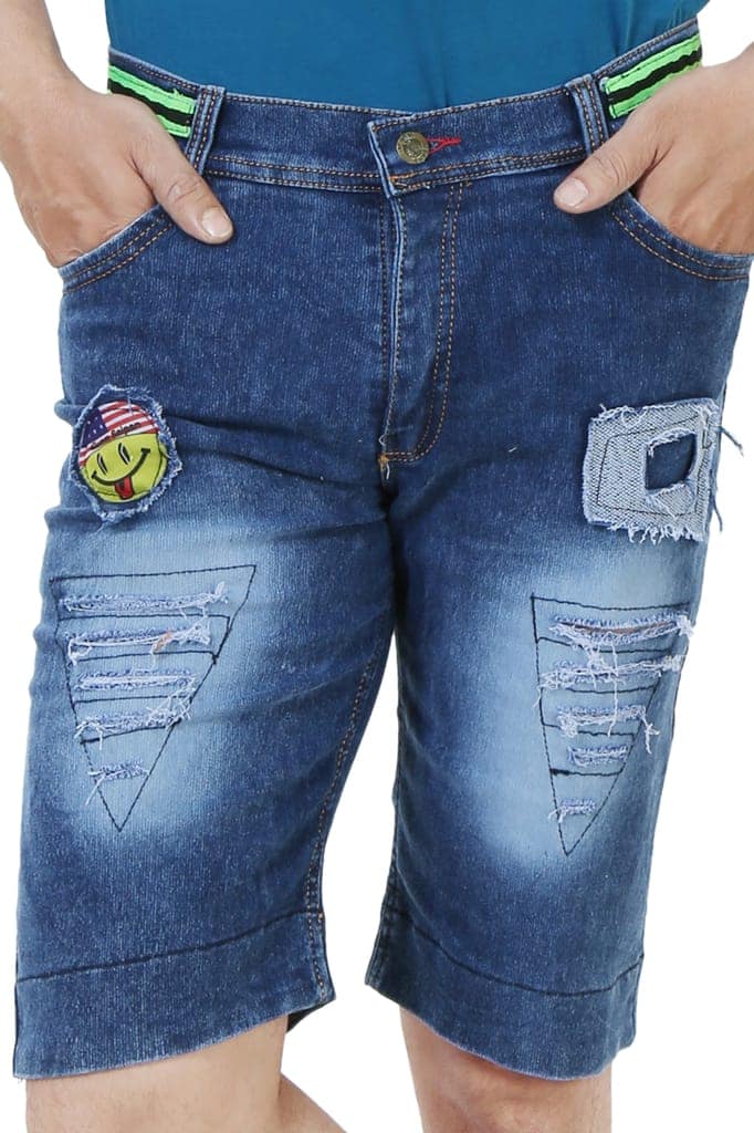 DENIM SHORTS FOR MEN view 4