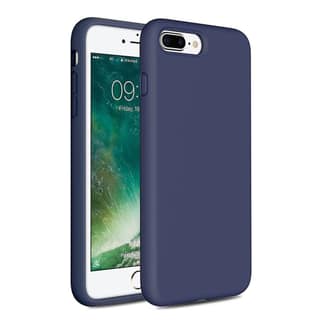LIRAMARK Liquid Silicone Soft Back Cover Case for Apple iPhone 7 Plus / 8 Plus