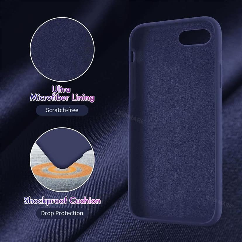 LIRAMARK Liquid Silicone Soft Back Cover Case for Apple iPhone 7 Plus / 8 Plus view 4