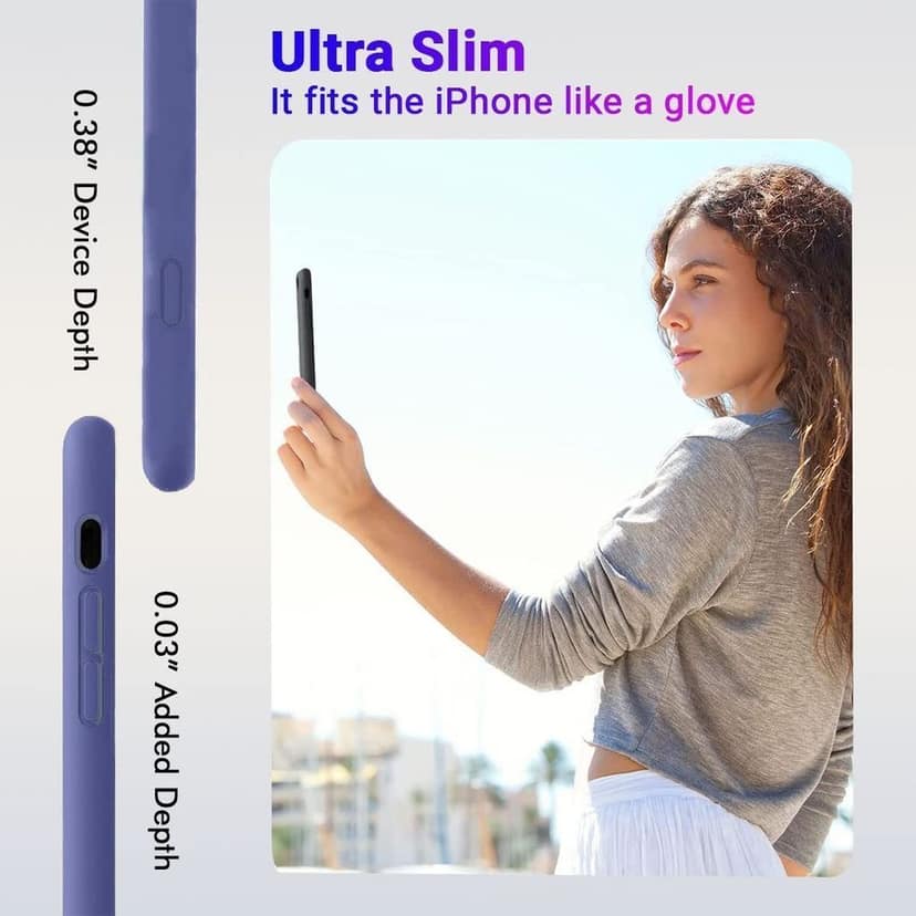LIRAMARK Liquid Silicone Soft Back Cover Case for Apple iPhone 7 Plus / 8 Plus view 7