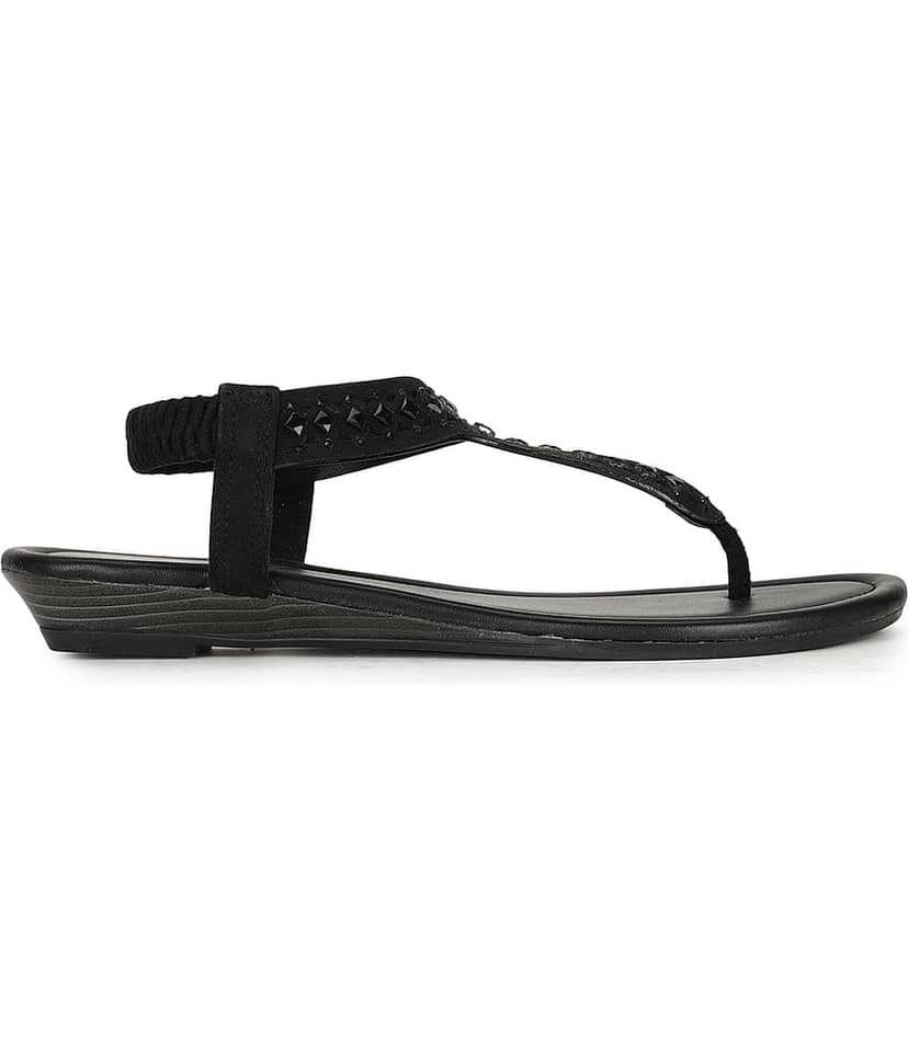 Bata Black Women's Flats view 2