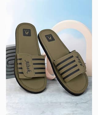 Chappal Wala Black Men's Thong Flip Flop