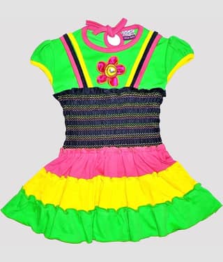 Wise Baby Cotton Frock For Girls ( Pack of 1 , Pink )