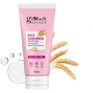 Globus Natural Rice Ceramide Peel Off Mask For Korean Glass Skin 75gm