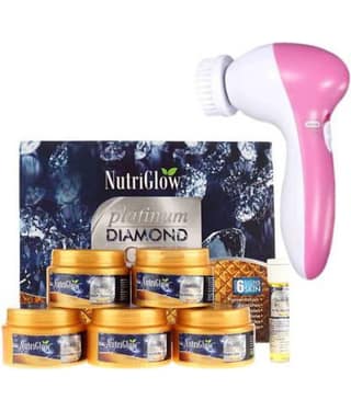 Nutriglow - Skin Brightening Facial Kit For All Skin Type ( Pack of 2 )