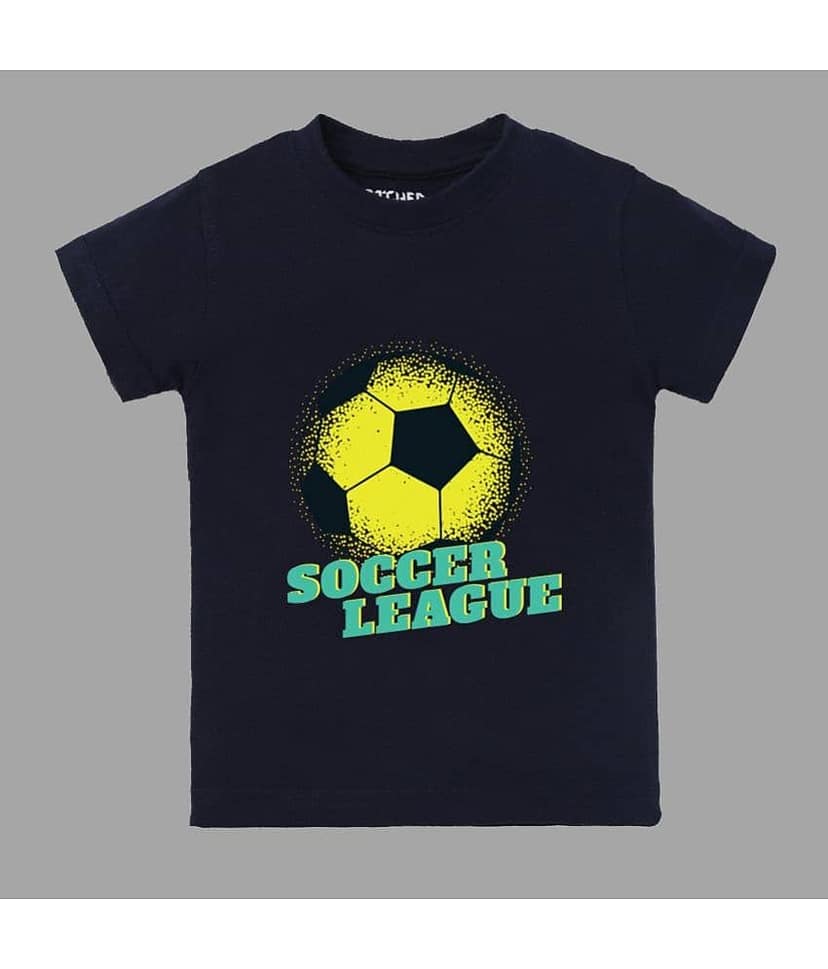 ETCHED DESIGN Pack of 1 Boys Cotton T-Shirt ( Multicolor ) view 6