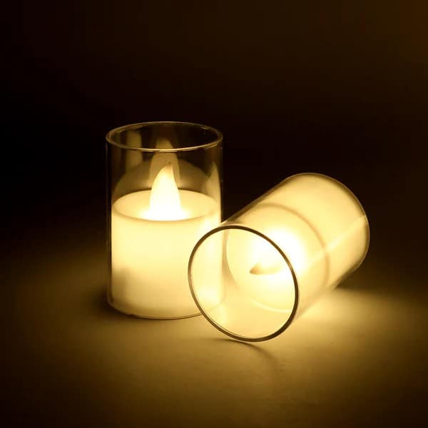 Smokeless LED Tealight Candles (24 Pcs) view 2