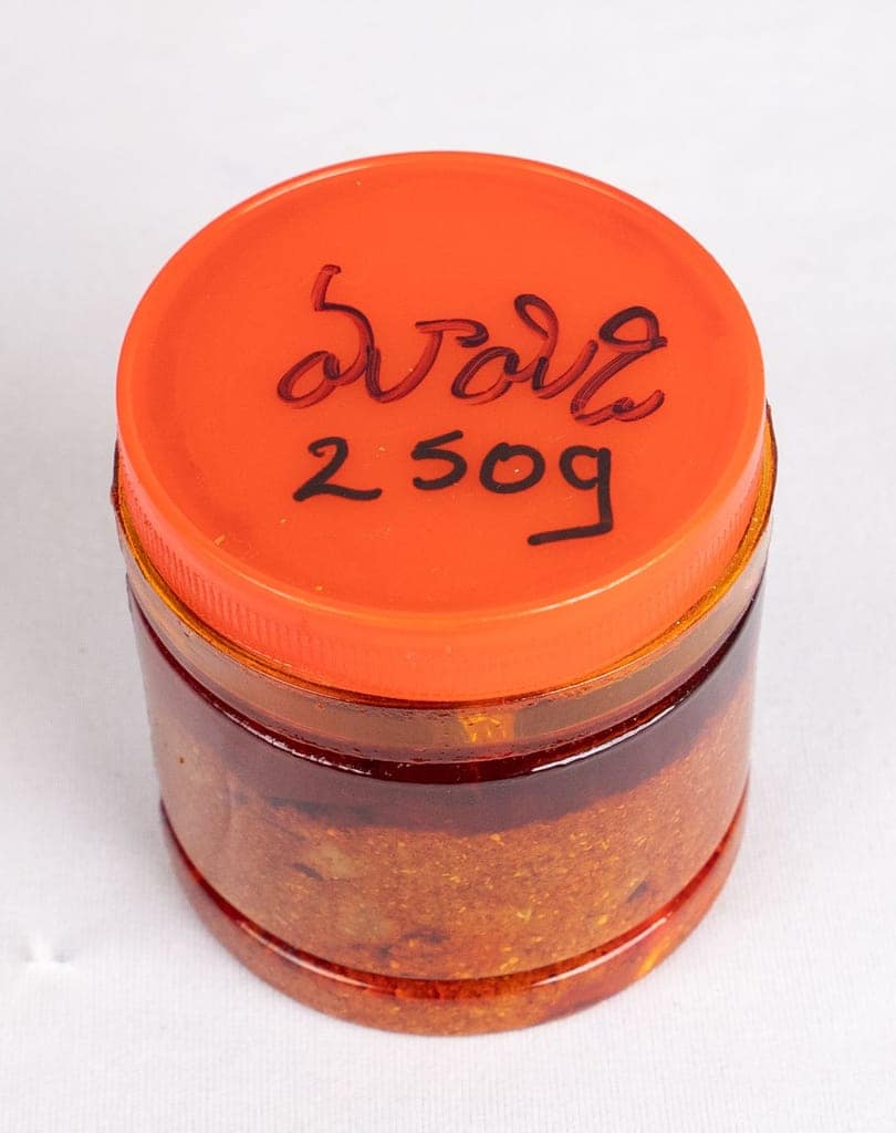 "Spicy Mango Pickle - Traditional Indian Pickle Made with Fresh Mangoes and Spices" view 2
