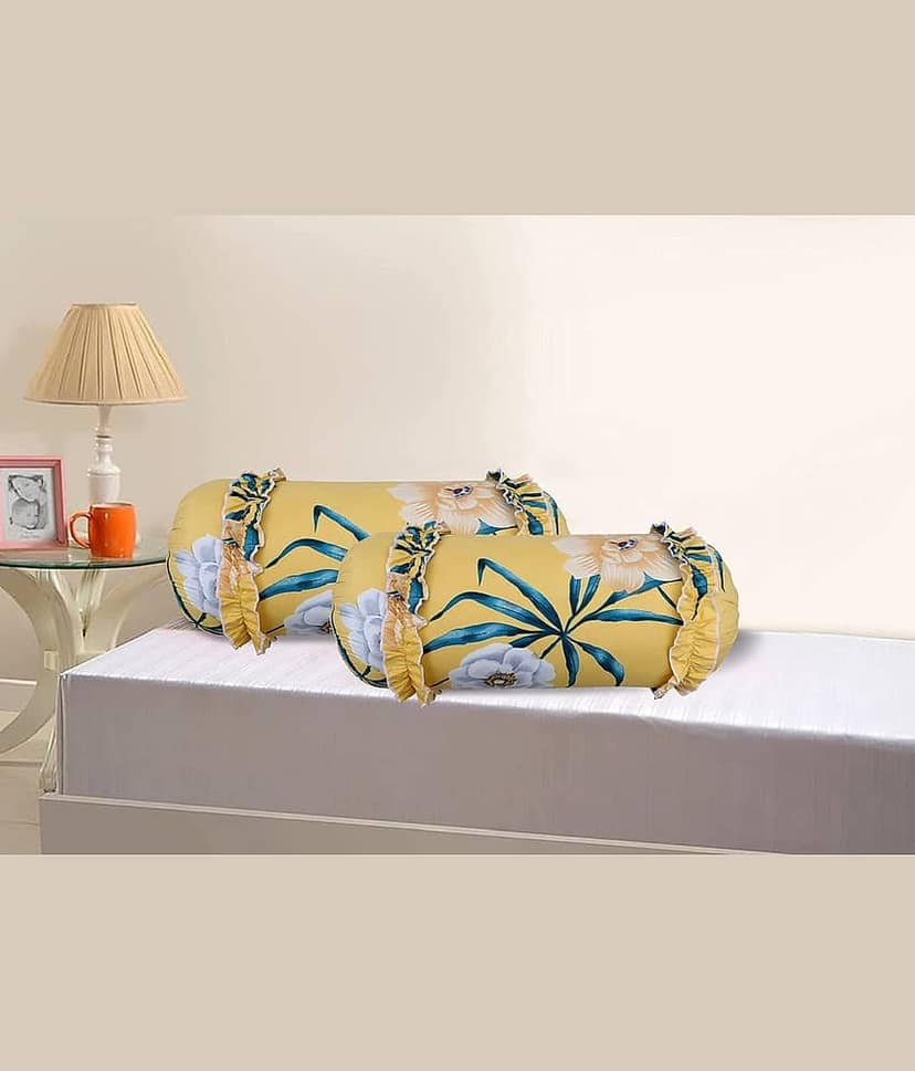 Mahaluxmi Creations Set of 2 Poly Cotton Bolster Covers view 2