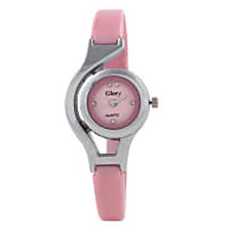 woman pink glory watch