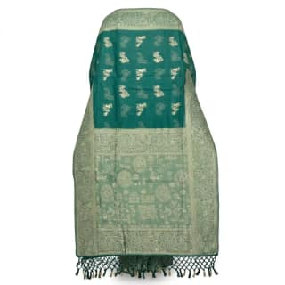 Green Printed Odisha Handloom Saree | Ethnic Woven Cotton