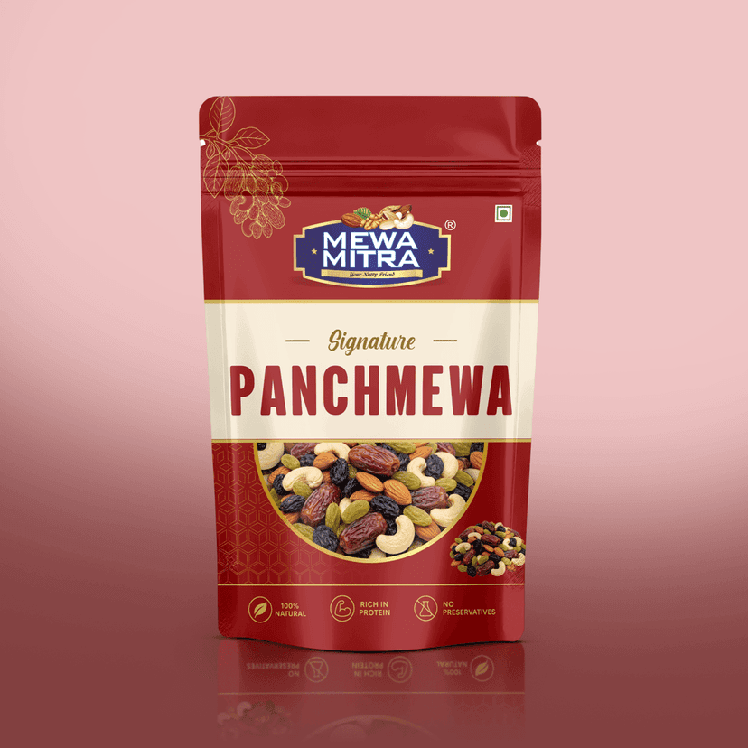 MewaMitra Signature Panchmewa 250g | Premium Dry Fruits Mix | Healthy Nut & Fruit Blend