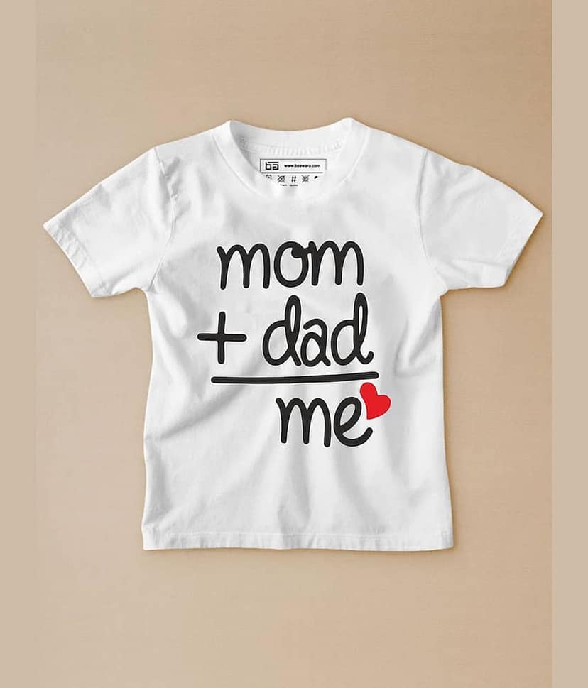 Be Awara Pack of 1 Unisex for Baby Cotton T-Shirt ( White )