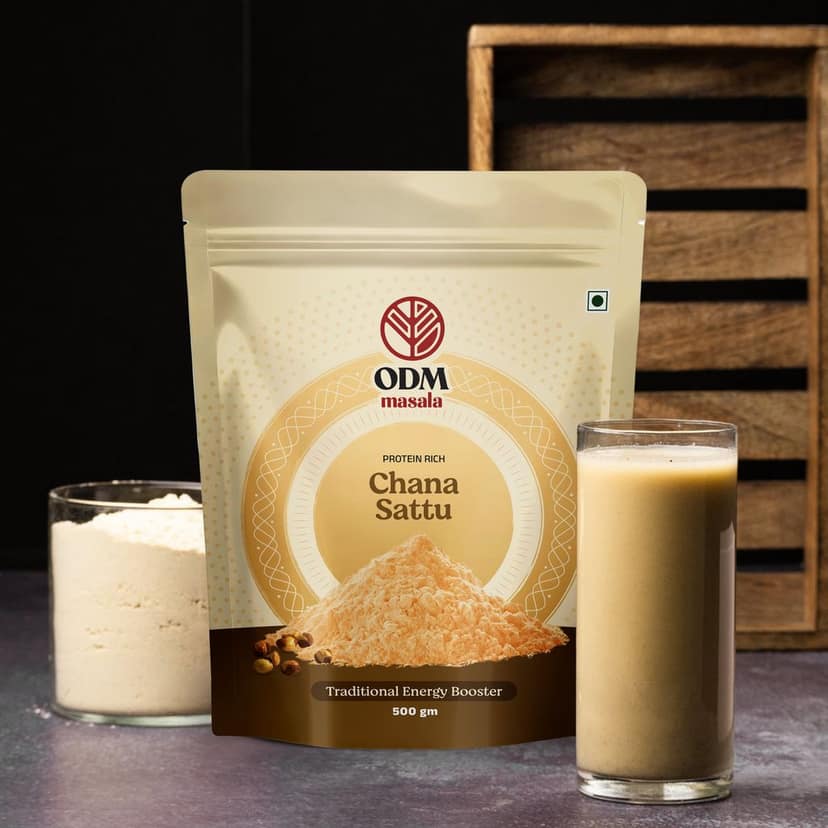 ODM Masala Chana Sattu (Roasted Gram Flour) - for Litti Sattu Drink view 3
