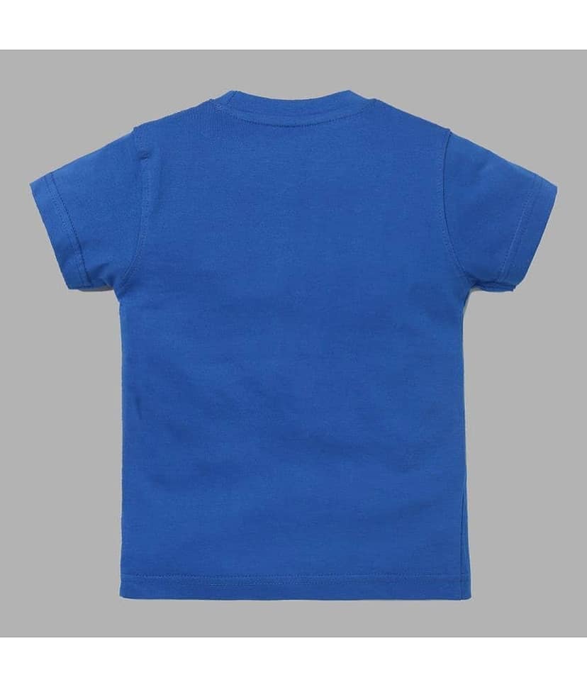 ETCHED DESIGN Pack of 1 Boys Cotton T-Shirt ( Multicolor ) view 5