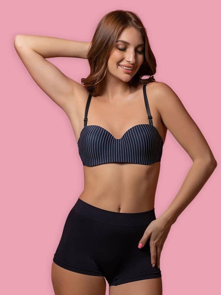 Peppy Lightly Padded Underwired Demi Cup Bra