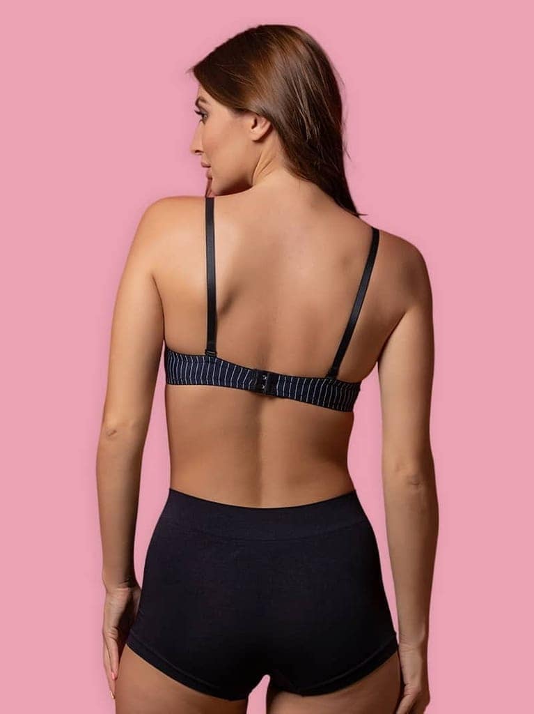 Peppy Lightly Padded Underwired Demi Cup Bra view 4