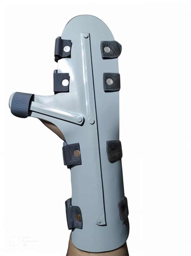 FAMILY LINE Stainless Steel Static Cook Up Splint Palm Support, Elbow Support Hand Support(For Right Hand),One Size view 2