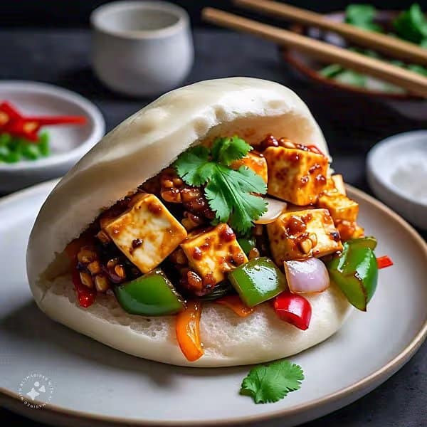 Kung Pao Paneer Bao