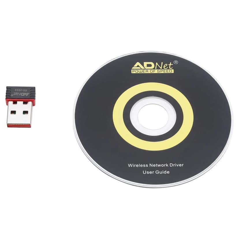 Adnet AD-UW-0211 300 Mbps Wireless USB Adapter (Black) view 3