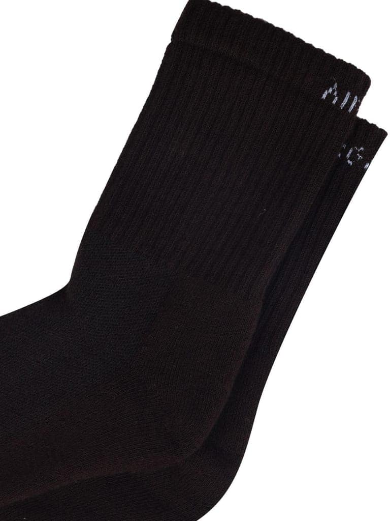 AIR GARB Crew Socks for Men and Women Made with Premium Cotton Pack of 5 - AC5BR (Free Size) Brown view 5