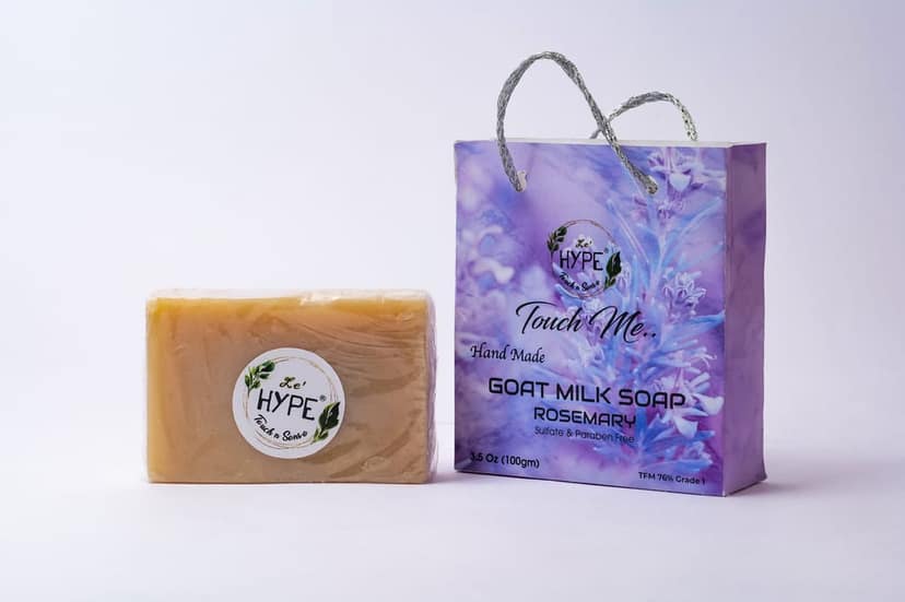 Goat Milk Soap (Rose Mary) view 2