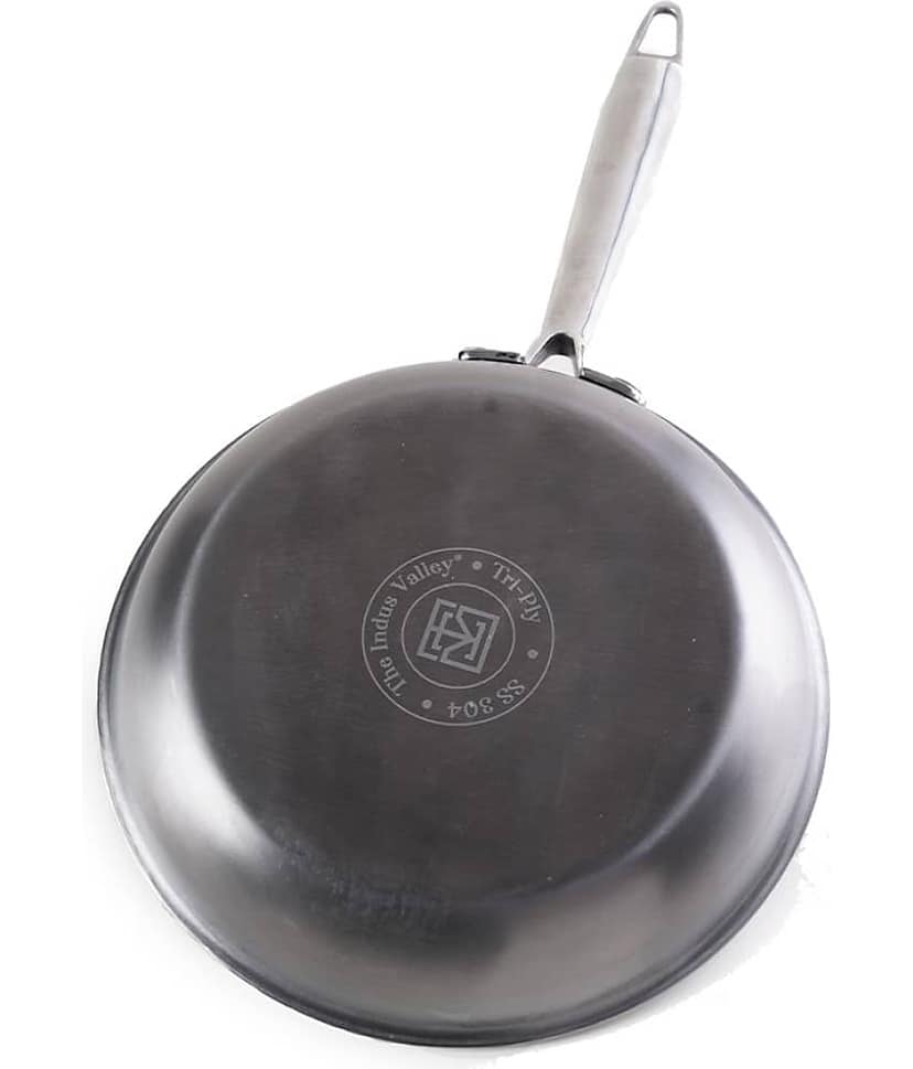 The Indus Valley Triply No Coating Stainless Steel Fry Pan 42 cm 1500 mL view 2