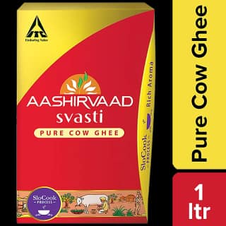 Aashirvaad Svasti Cow Ghee/Tuppa, 1 L Pet Pack