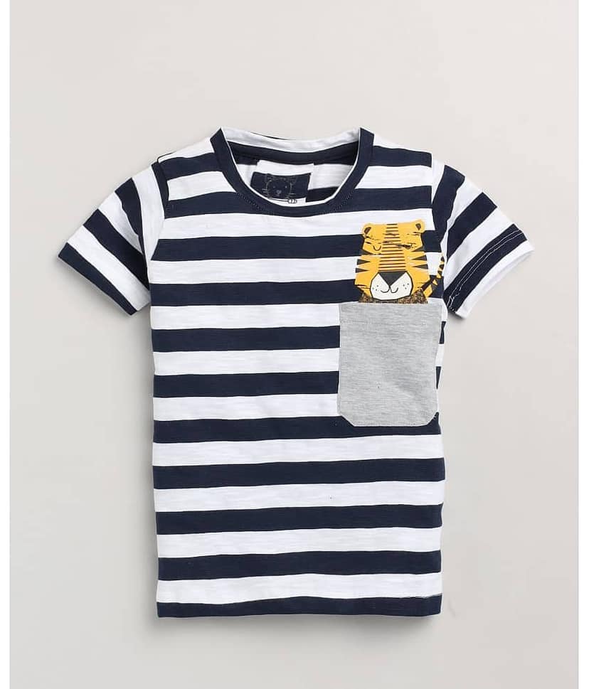 Lazy Shark Pack of 1 Boys Cotton Blend T-Shirt & Shorts Set ( Multicolor ) view 2