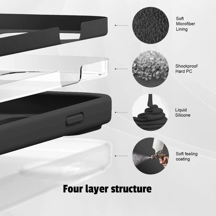 LIRAMARK Liquid Silicone Soft Back Cover Case for OnePlus 13/1+13 5G view 3