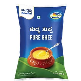 Nandini Ghee 1L Pouch | Nandini Tuppa | | Pure Cow Ghee